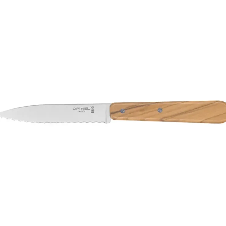 OPINEL Coffret 3 Couteaux de Cuisine et un Eplucheur Olivier Les Essentiels Sale