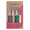 OPINEL Coffret 3 Couteaux de Cuisine et un Eplucheur Art Déco Les Essentiels Hot