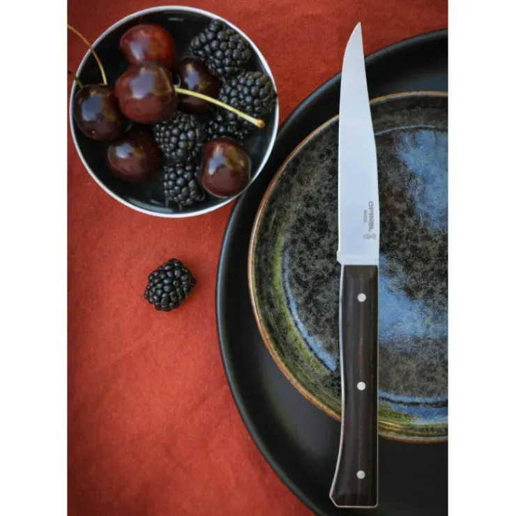 OPINEL Coffret 4 Couteaux de Table Frêne Sombre Facette Clearance