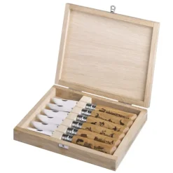 OPINEL Coffret 6 Couteaux Gravure Animalia