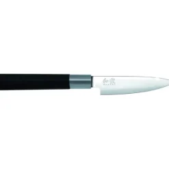 KAI Coffret 3 Couteaux Japonais Universel 10 cm Universel 15 cm et Santoku 16,5 cm Wasabi Black Hot