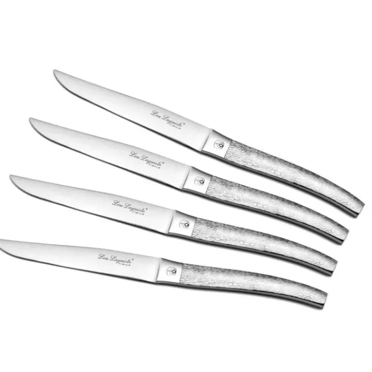 LOU LAGUIOLE Coffret 4 Couteaux Steak Alphonse Écorce 23,5 cm Discount