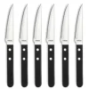 AMEFA Coffret 6 Couteaux Steak Pizza Noir 21,5 cm Clearance