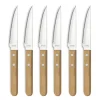 AMEFA Coffret 6 Couteaux Steak Pizza Bois 21,5 cm Sale