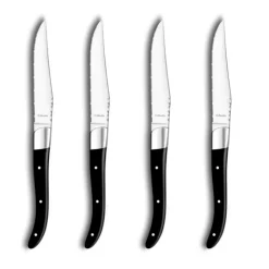 AMEFA Coffret 4 Couteaux Steak Royal Steak Noir 22,5 cm Best