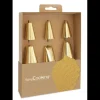 SCRAPCOOKING Coffret 6 Douilles Pâtissières Inox Dorées Clearance