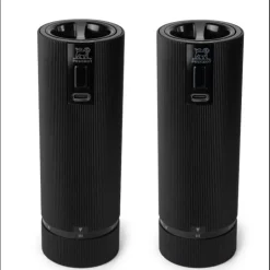 PEUGEOT Coffret 2 Moulins Electriques Sel & Poivre Noir Mat 15 cm Online