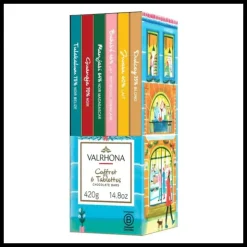 VALRHONA Coffret 6 Tablettes de Chocolat Noël 420 g Outlet