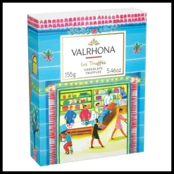 VALRHONA Coffret 12 Truffes Noël Enrobage Chocolat 155 g Hot