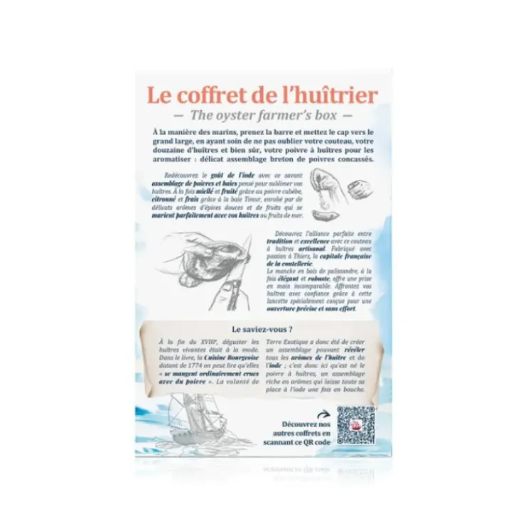 TERRE EXOTIQUE Coffret Huîtrier Best