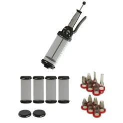 DE BUYER Coffret Le Tube Pro Piston à Pâtisserie + Recharges et Douilles