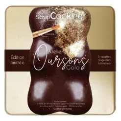 SCRAPCOOKING Coffret Oursons Gold Edition limitée Clearance