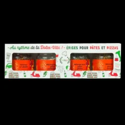 UN JOUR UNE EPICE Coffret Épices Pizzas et Pâtes Un Jour Une Épice Hot