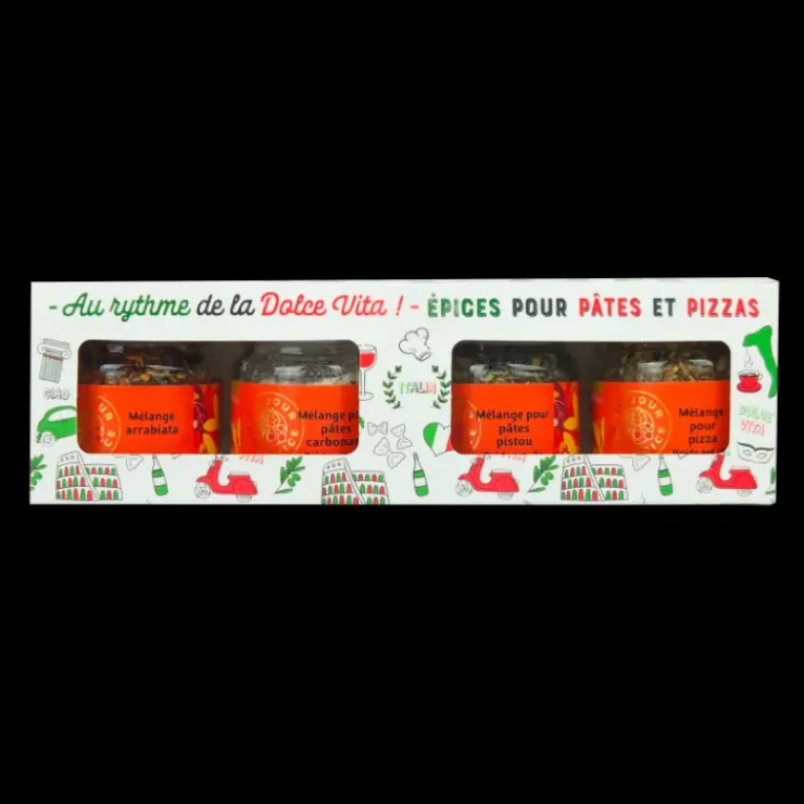 UN JOUR UNE EPICE Coffret Épices Pizzas et Pâtes Un Jour Une Épice Hot