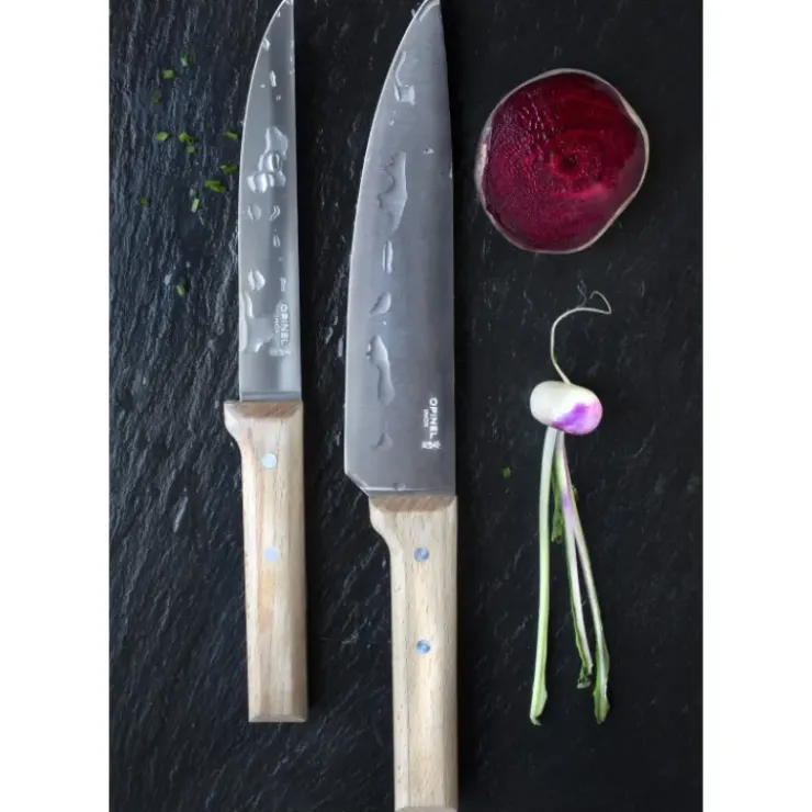 OPINEL Coffret Trio Couteaux de Cuisine Parallèle