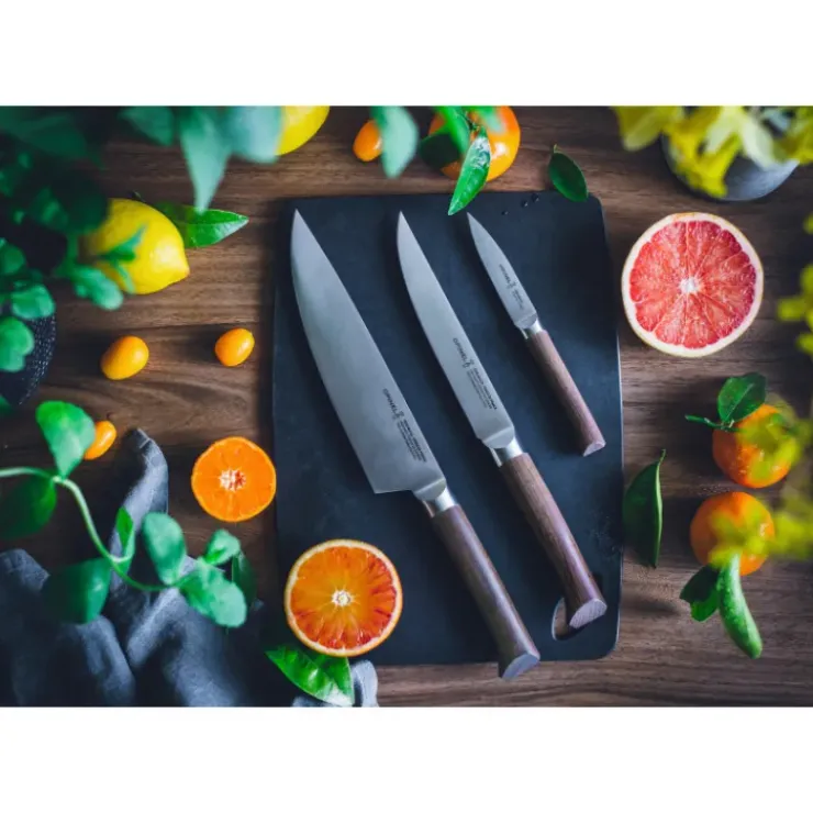 OPINEL Coffret Trio de Couteaux de Cuisine Les Forgés 1890 New