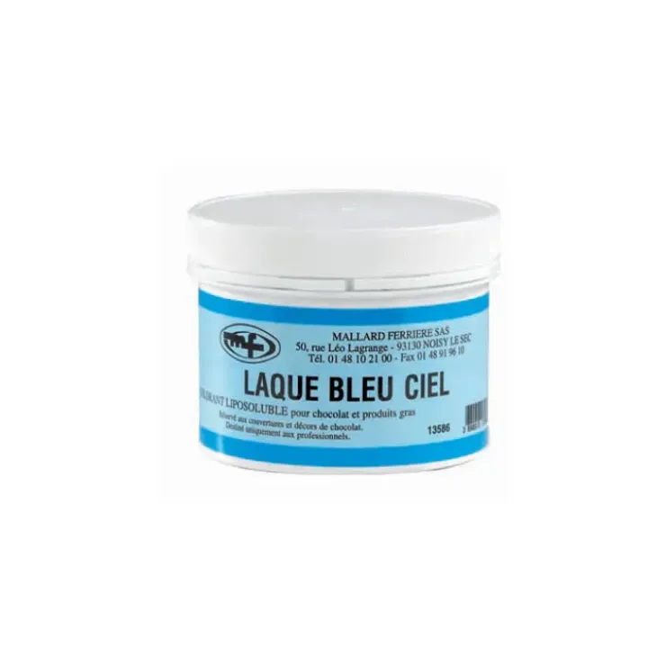 MALLARD FERRIERE Colorant alimentaire Bleu Ciel E133 Poudre Liposoluble 60g Clearance