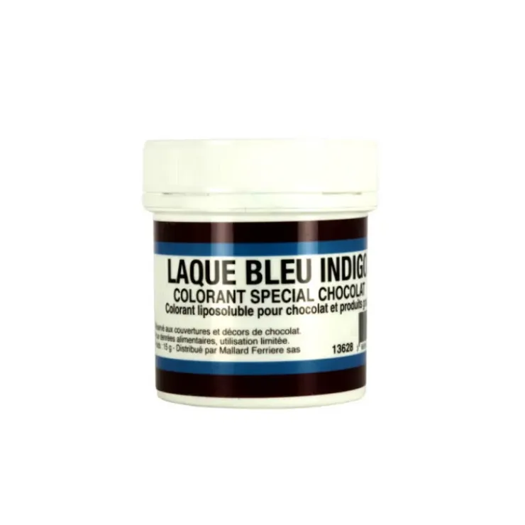 MALLARD FERRIERE Colorant alimentaire Bleu Indigo E132 Poudre Liposoluble 15g Clearance
