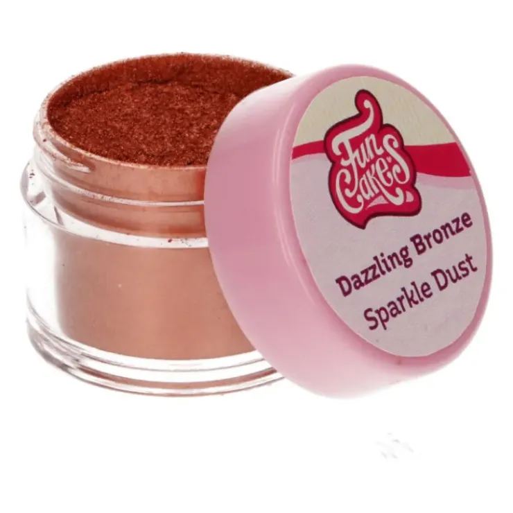 FUNCAKES Colorant Alimentaire Bronze Cuivre Métallisé 3,5 g