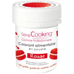 SCRAPCOOKING Colorant Alimentaire en Poudre Rouge 5g Best