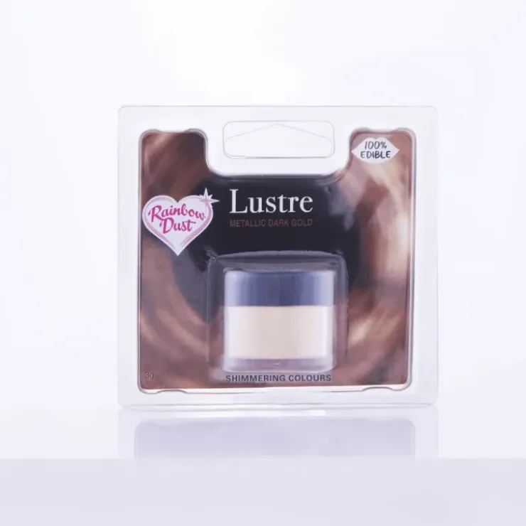 RAINBOW DUST Colorant Alimentaire en Poudre Or Mat 3 g Discount