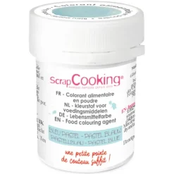 SCRAPCOOKING Colorant Alimentaire en Poudre Bleu Pastel 5g Hot