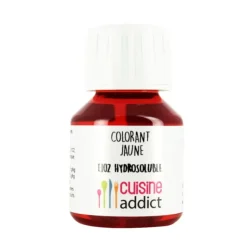CUISINEADDICT Colorant Alimentaire Jaune Citron E102 Liquide 58 ml Hot