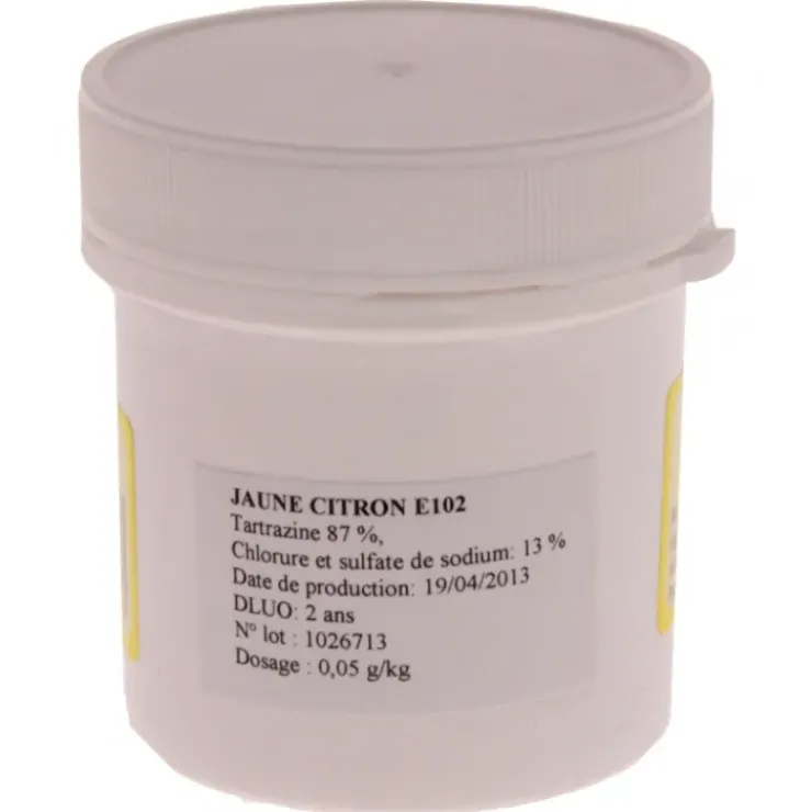 MALLARD FERRIERE Colorant alimentaire Jaune Citron E102 Poudre Hydrosoluble 20g Clearance