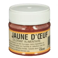 MALLARD FERRIERE Colorant alimentaire Jaune d'Oeuf E102/E129 Poudre Hydrosoluble 20g Best