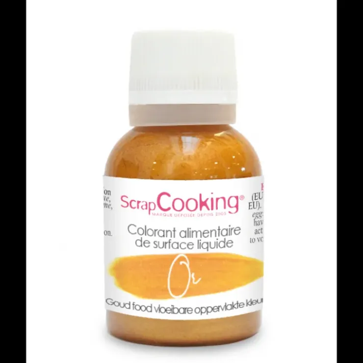 SCRAPCOOKING Colorant Alimentaire Liquide Or 20 g Outlet