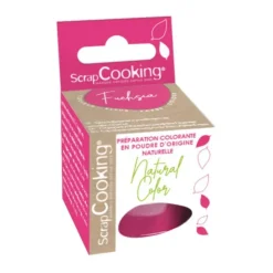 SCRAPCOOKING Colorant Alimentaire Naturel en Poudre Rose Fuchsia 10g Best