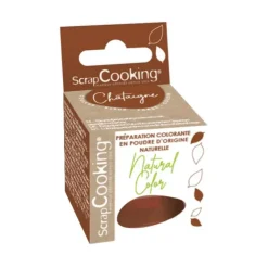 SCRAPCOOKING Colorant Alimentaire Naturel en Poudre Marron 10g