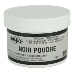 MALLARD FERRIERE Colorant alimentaire Noir Charbon E153 Poudre Hydrosoluble 50g Sale