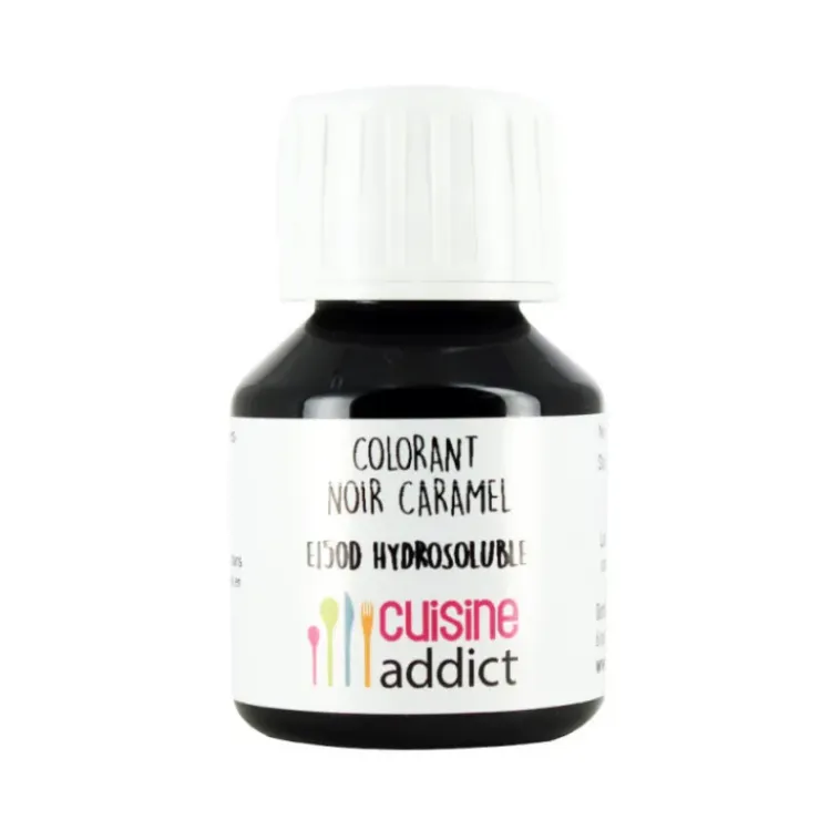 CUISINEADDICT Colorant Alimentaire Noir Caramel E150d Liquide 58 ml Outlet