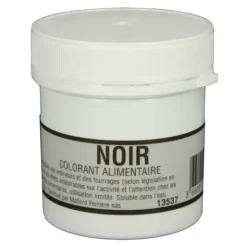 MALLARD FERRIERE Colorant alimentaire Noir Charbon E153 Poudre Hydrosoluble 15g Best