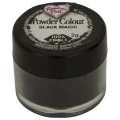RAINBOW DUST Colorant Alimentaire Noir en Poudre Black Magic 2 g Hot