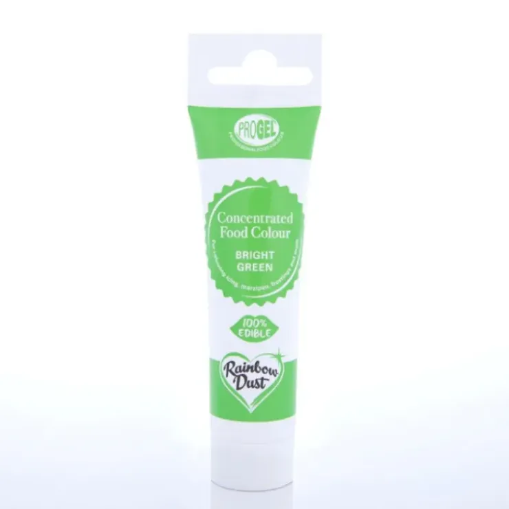 RAINBOW DUST Colorant Alimentaire ProGel Vert Clair 25g New