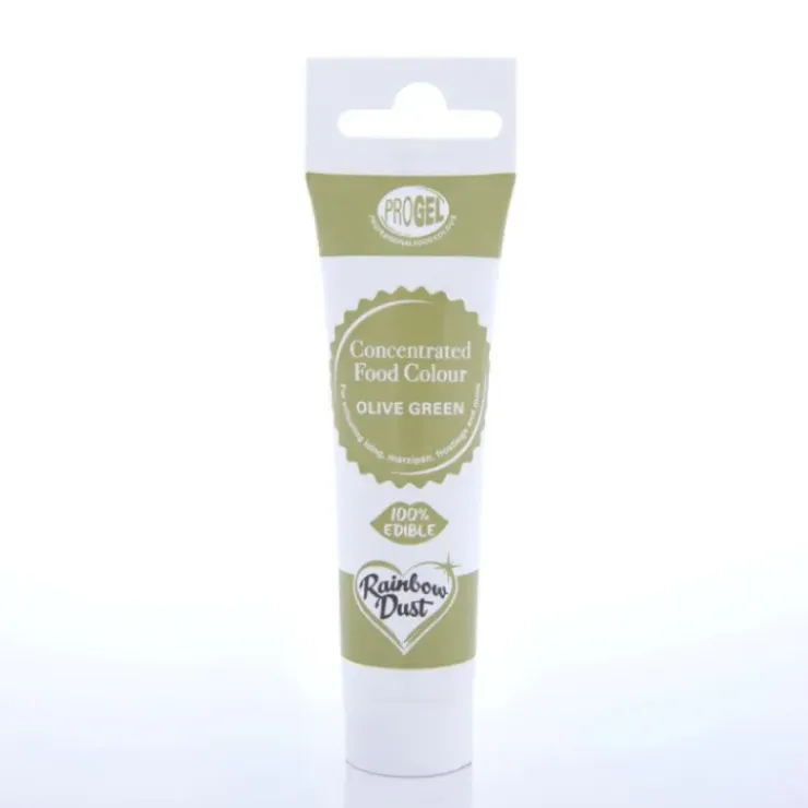 RAINBOW DUST Colorant Alimentaire ProGel Vert Olive 25g Outlet