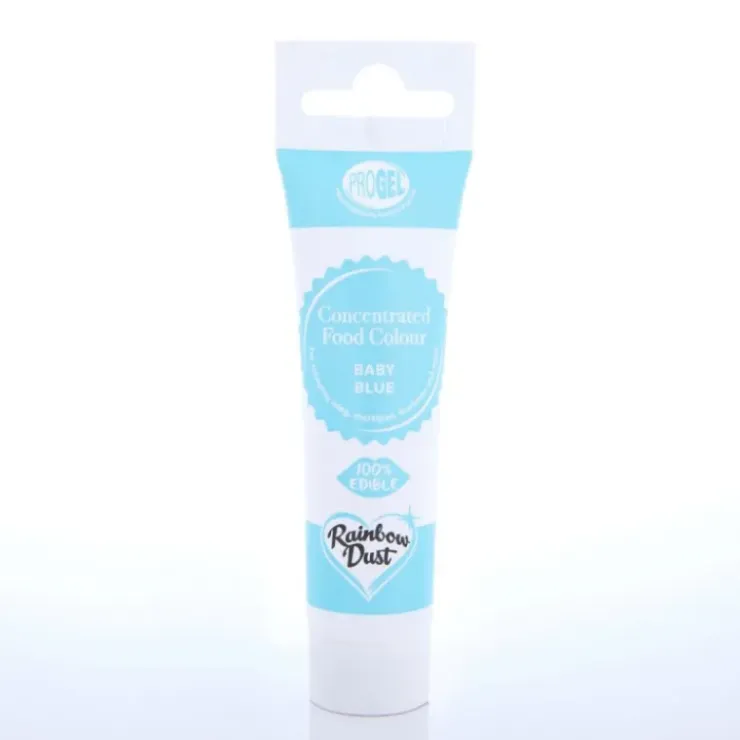 RAINBOW DUST Colorant Alimentaire ProGel Bleu Clair 25g Clearance