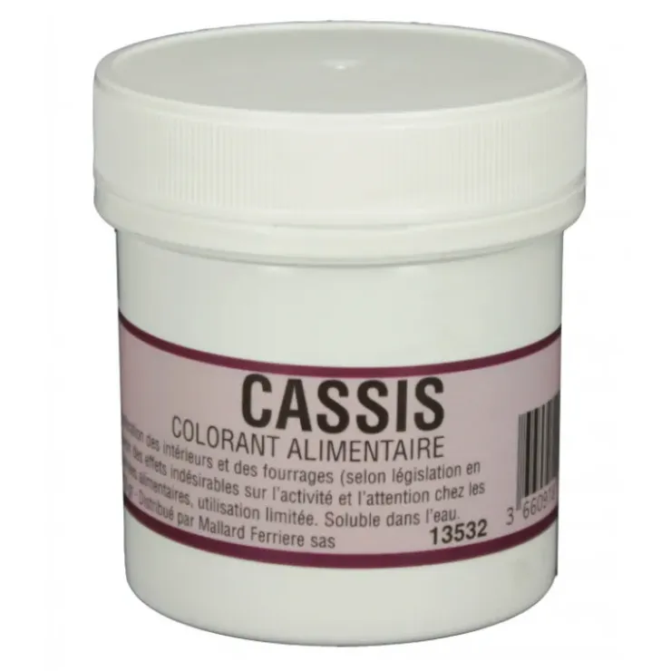 MALLARD FERRIERE Colorant alimentaire Rouge Cassis E129/E133 Poudre Hydrosoluble 20g Sale