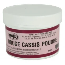 MALLARD FERRIERE Colorant alimentaire Rouge Cassis E129/E133 Poudre Hydrosoluble 100g Discount