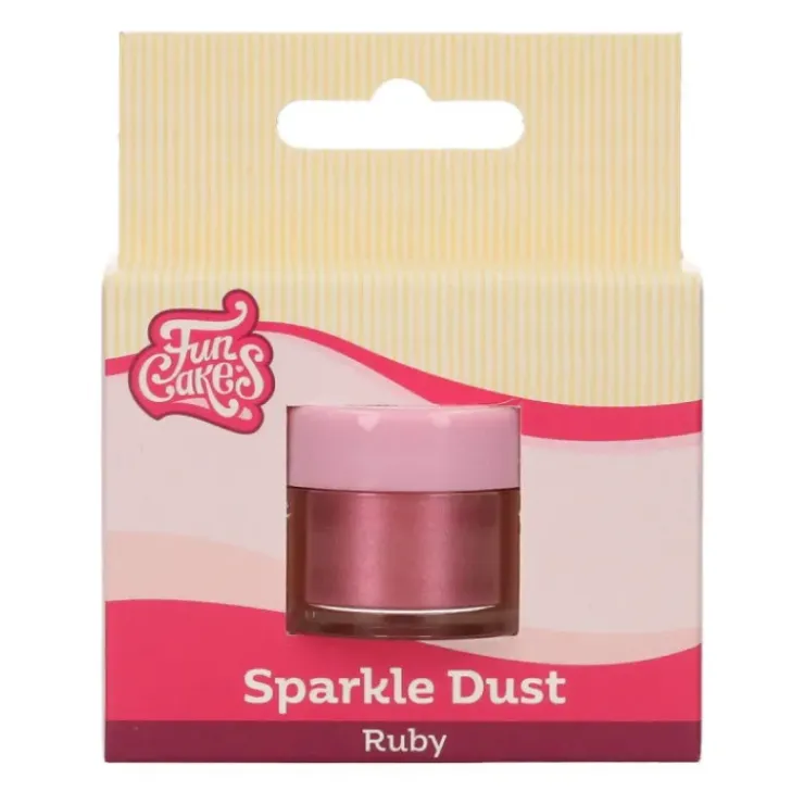 FUNCAKES Colorant Alimentaire Ruby Métallisé 3,5 g Outlet