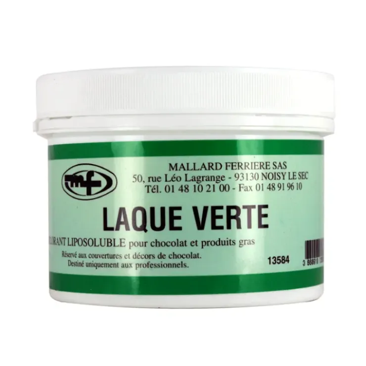 MALLARD FERRIERE Colorant alimentaire Vert E102/E142 Poudre Liposoluble 60g New