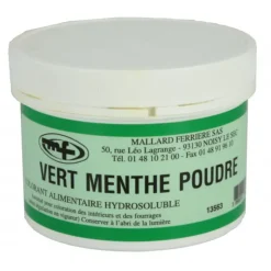 MALLARD FERRIERE Colorant alimentaire Vert Menthe E102/E131 Poudre Hydrosoluble 100g Best