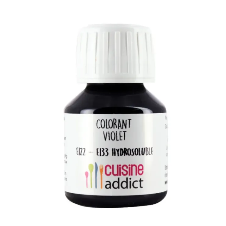 CUISINEADDICT Colorant Alimentaire Violet E122/E133 Liquide 58 ml Sale