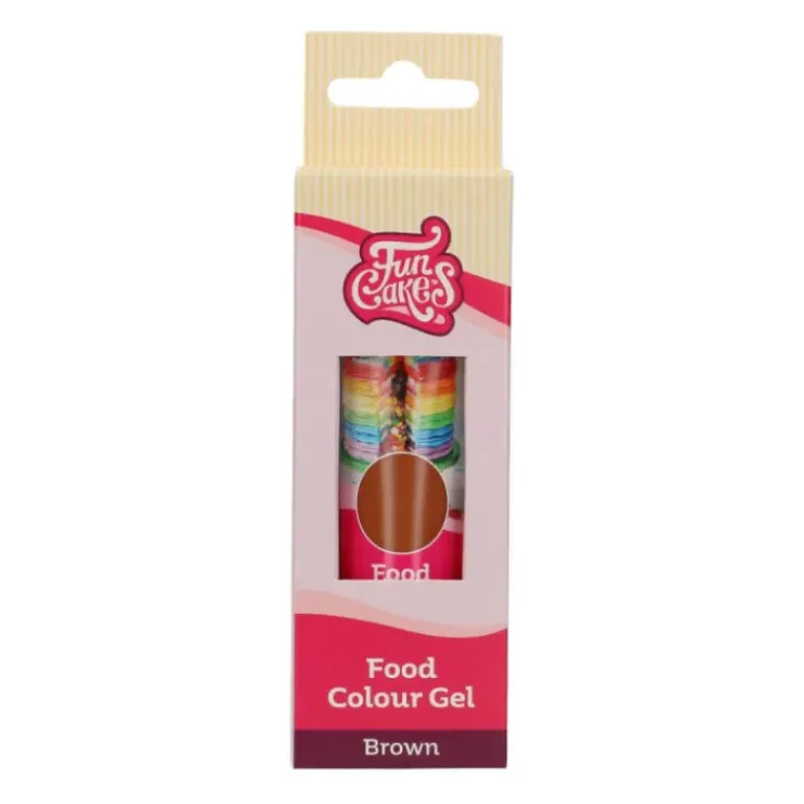 FUNCAKES Colorant gel alimentaire Marron 30 g Discount