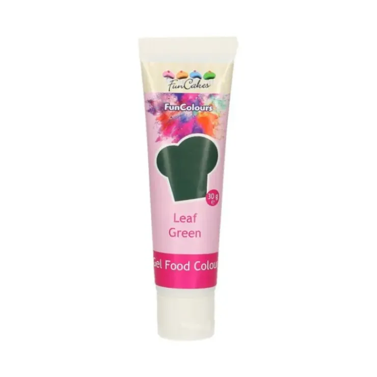 FUNCAKES Colorant gel alimentaire Vert feuille 30 g Hot