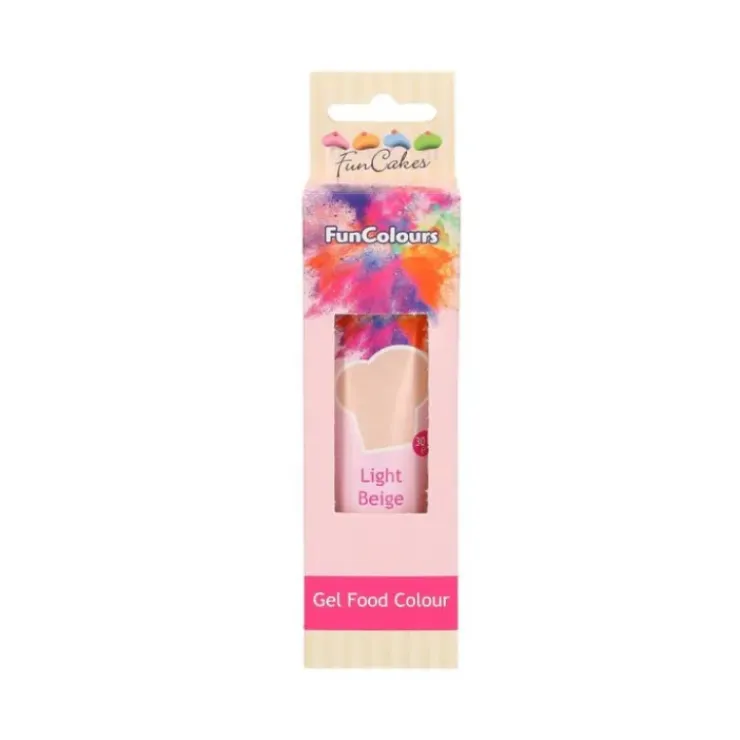 FUNCAKES Colorant gel alimentaire Beige clair 30 g New