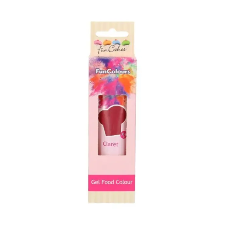 FUNCAKES Colorant gel alimentaire Rouge bordeaux 30 g Sale