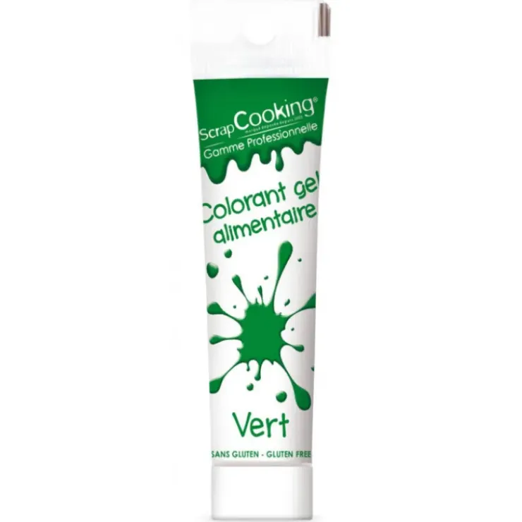 SCRAPCOOKING Colorant Gel Alimentaire Vert 20g New